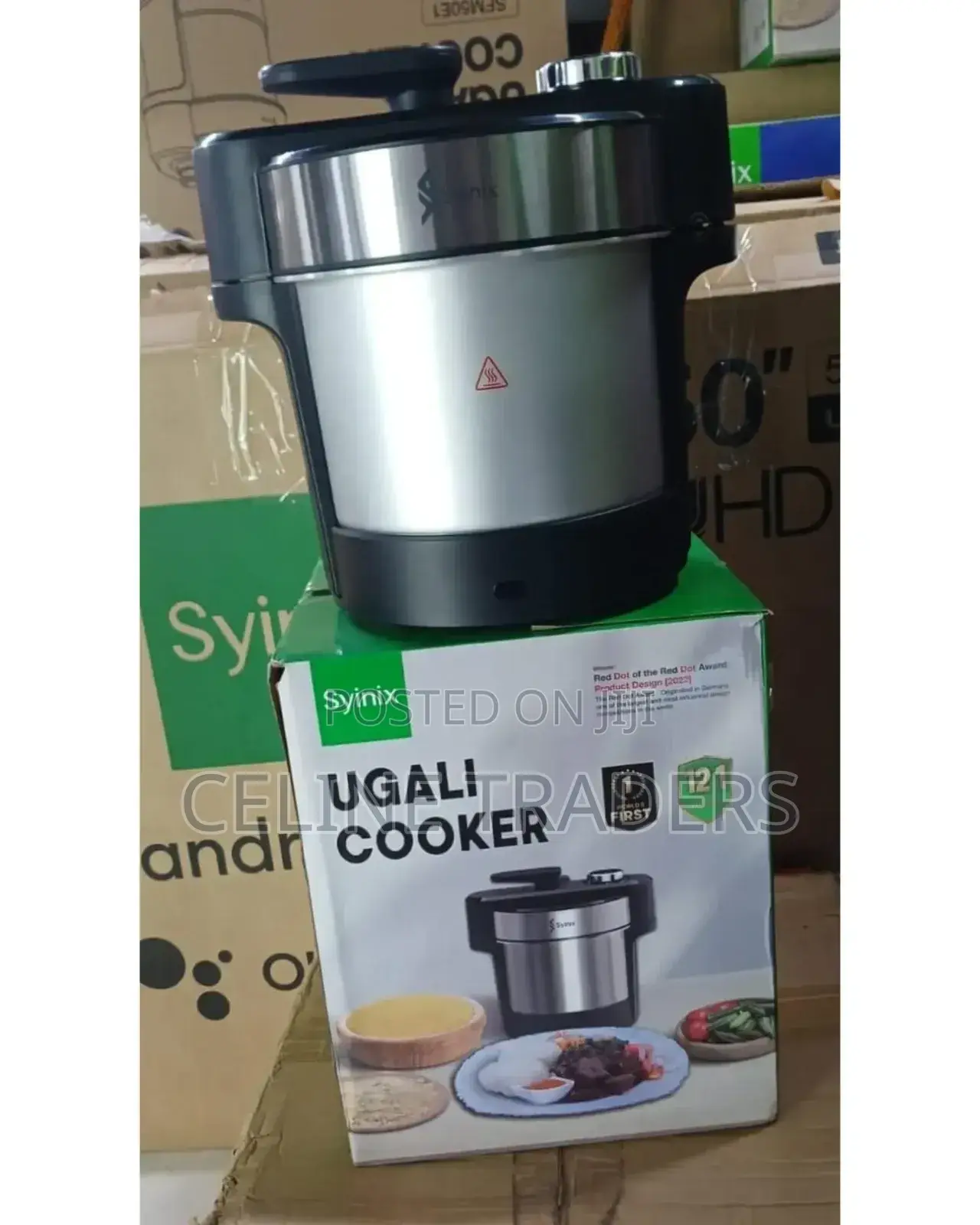 Syinix Fully Automatic Ugali Cooker Swallow Maker Pounding Machine
