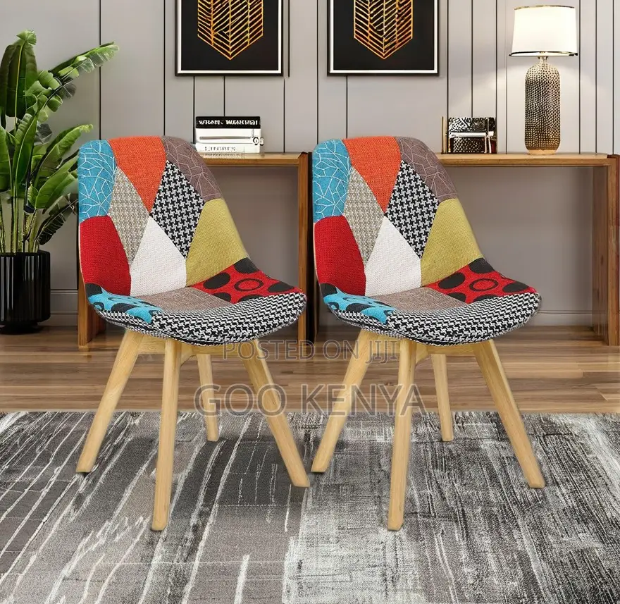 Home Chair; Stylish Velvet Fabric Dining and Living Room Chair Set