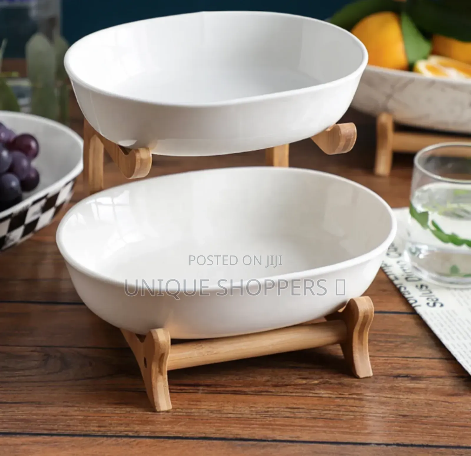 Fruit Bowl Set With Stand