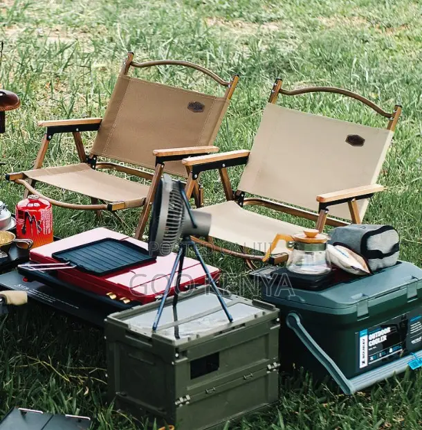 Home Table; Metal Legs Versatile Foldable Outdoor Chair for Camping
