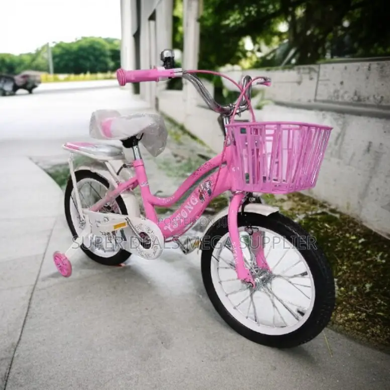 16 Inch Children Bicycle Age 4-7 With Training Wheels Bottle Holder