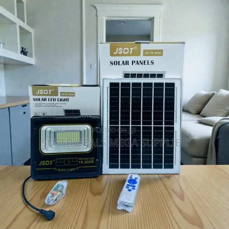 1 Year Warranty 200 Watts High Power Led Solar Security Flood Light