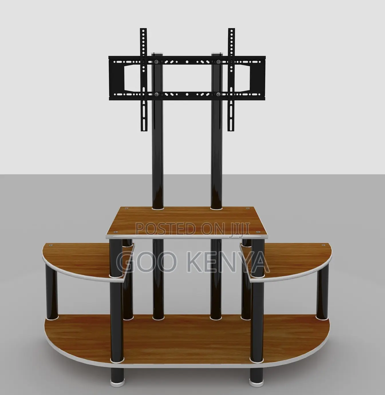 Home Tv Stand With Mount;Modern Tv Stand With Built-in Bracket Support