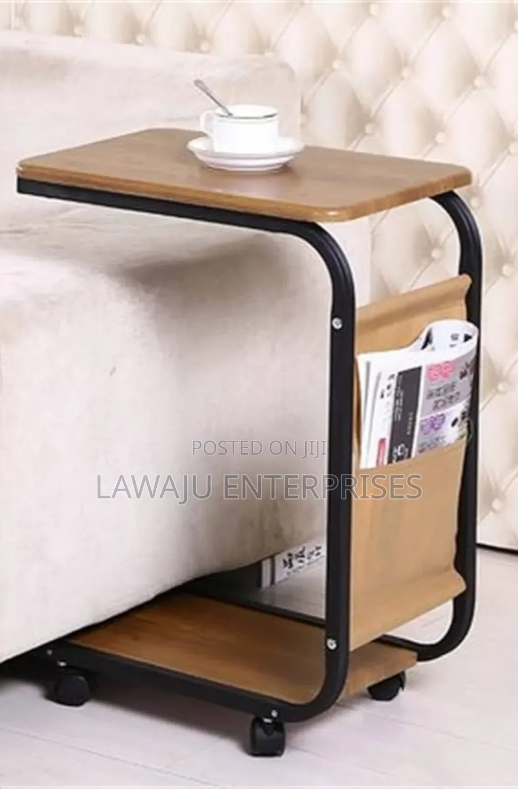 C-shaped Side Table