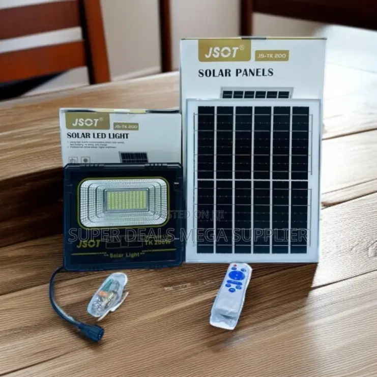Automatic Ip66 Dusk to Dawn 200 Watts High Power Led Solar Flood Light