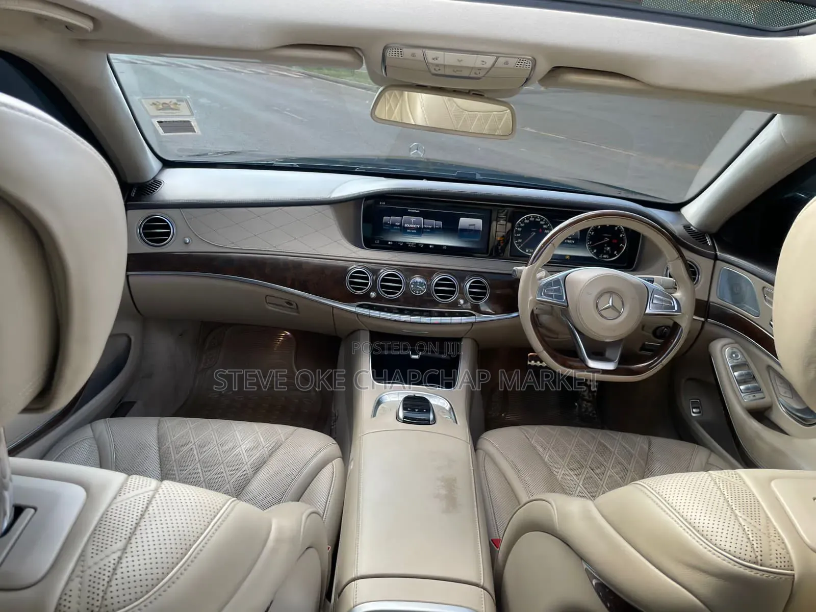 Mercedes-Benz S-Class S 500 4MATIC L (V222) 2016 Black