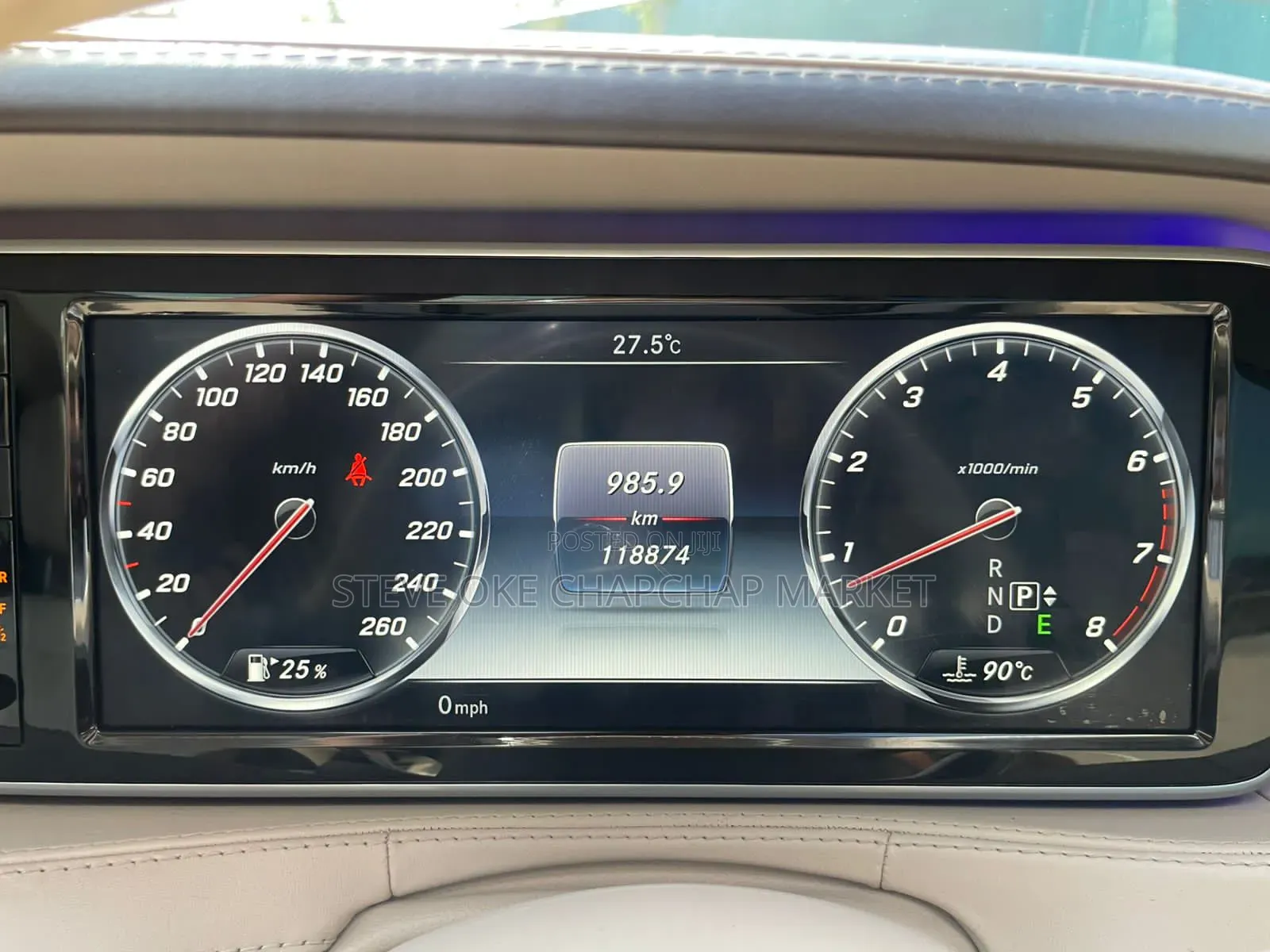 Mercedes-Benz S-Class S 500 4MATIC L (V222) 2016 Black