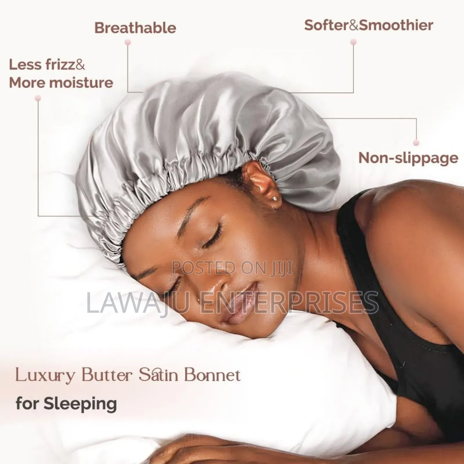 Satin Sleeping Bonnet
