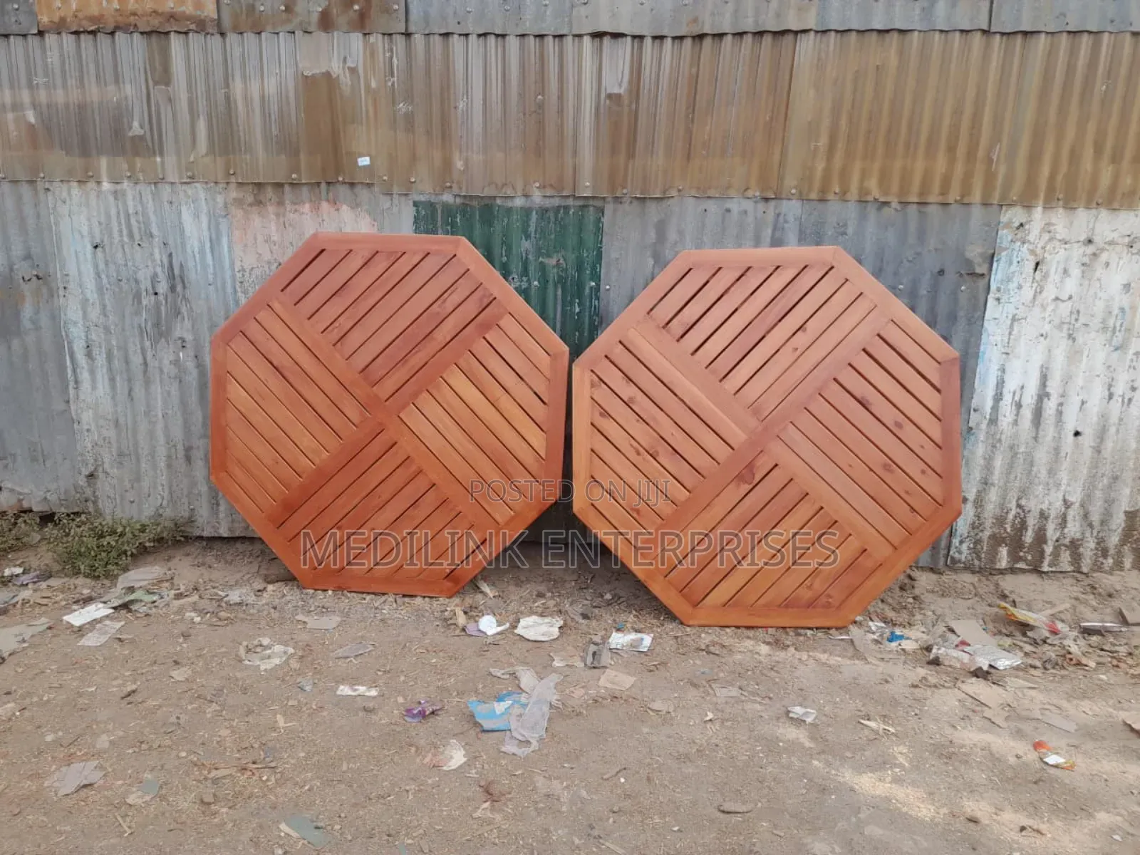Octagonal Wooden Outdoor Table