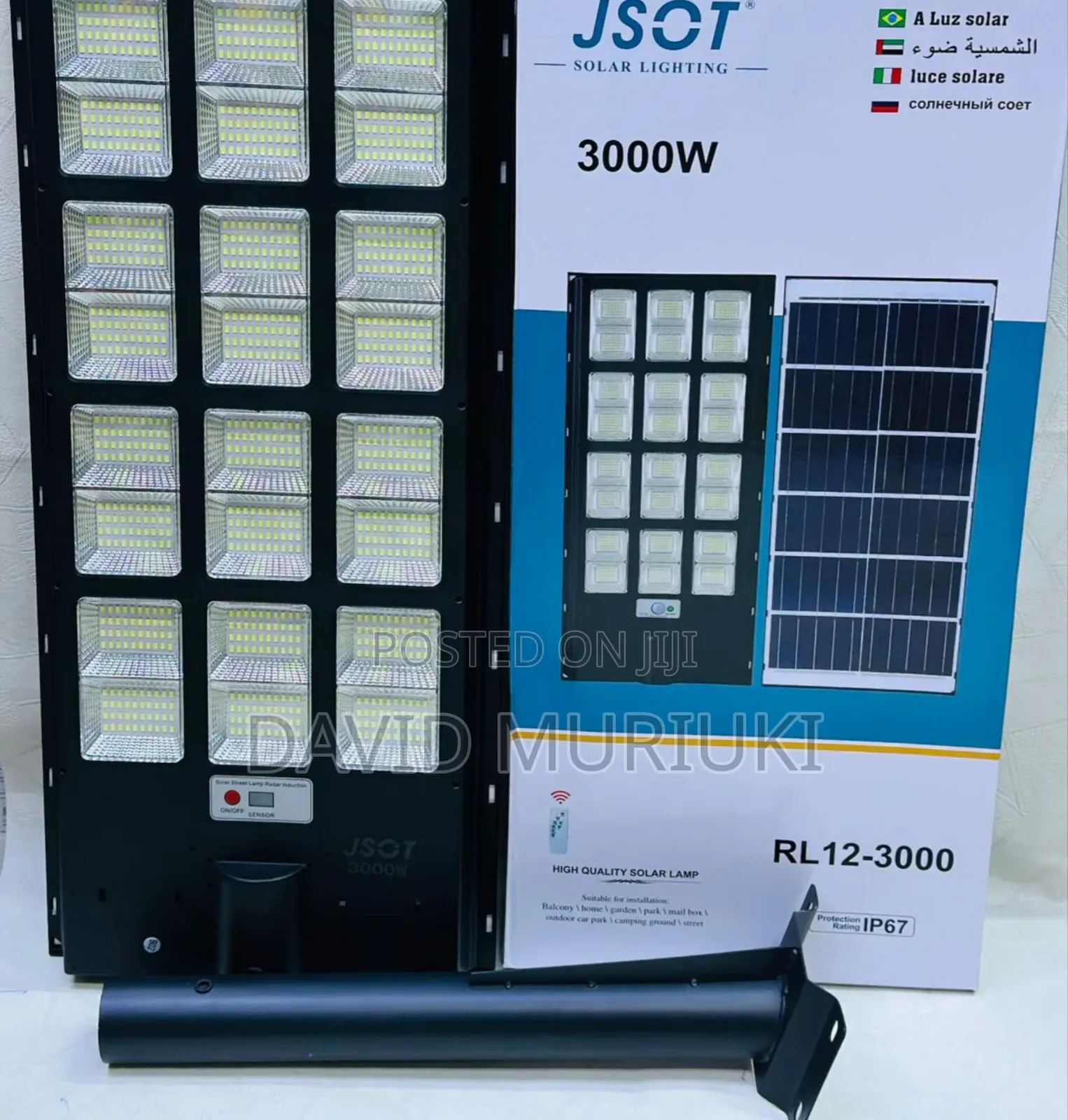 Jsot Solar Street Light (Rl) Model100wats