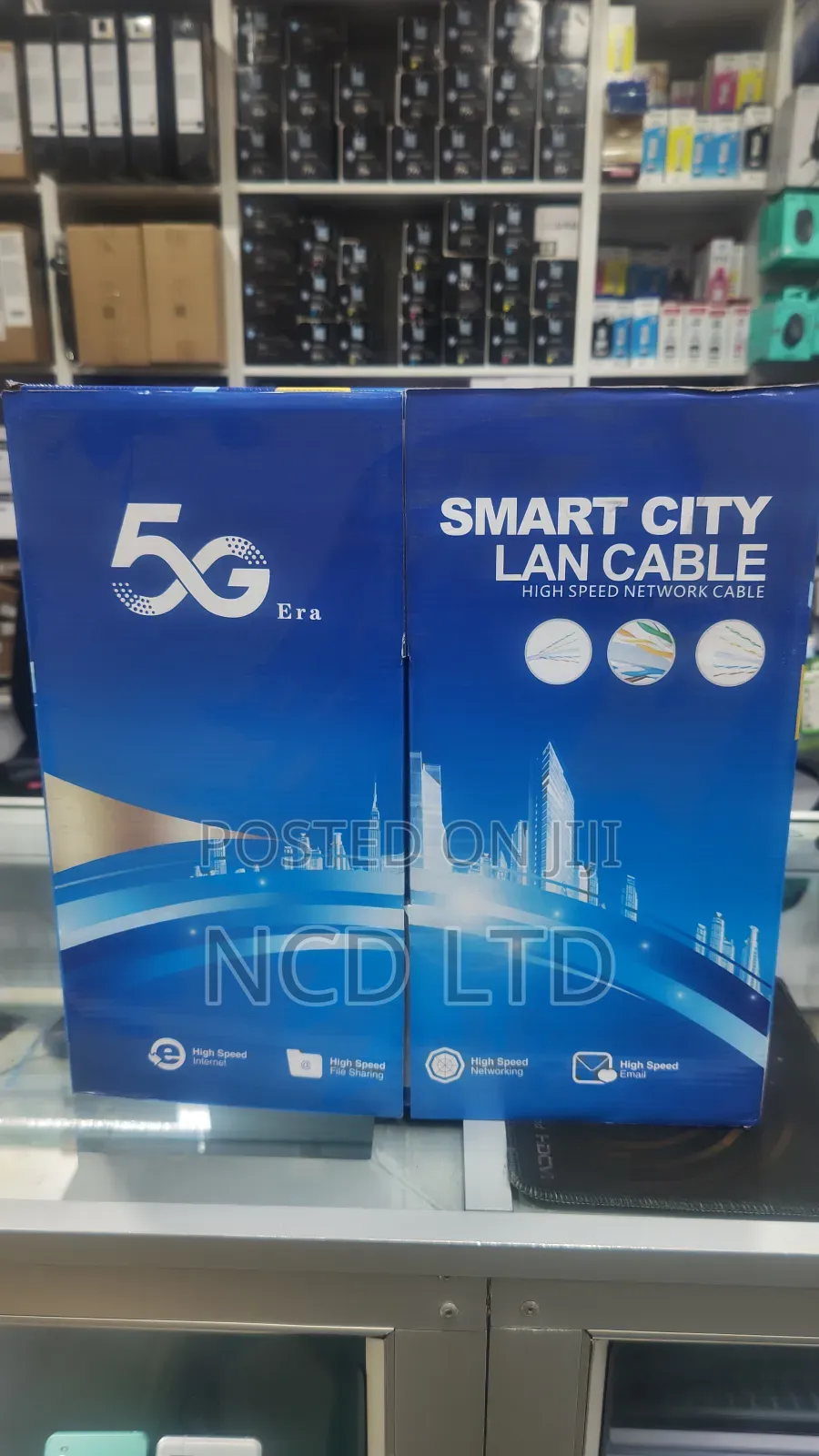 5g Smart City Lan Cable 305 Metres Cat6 U/Utp Network Cable