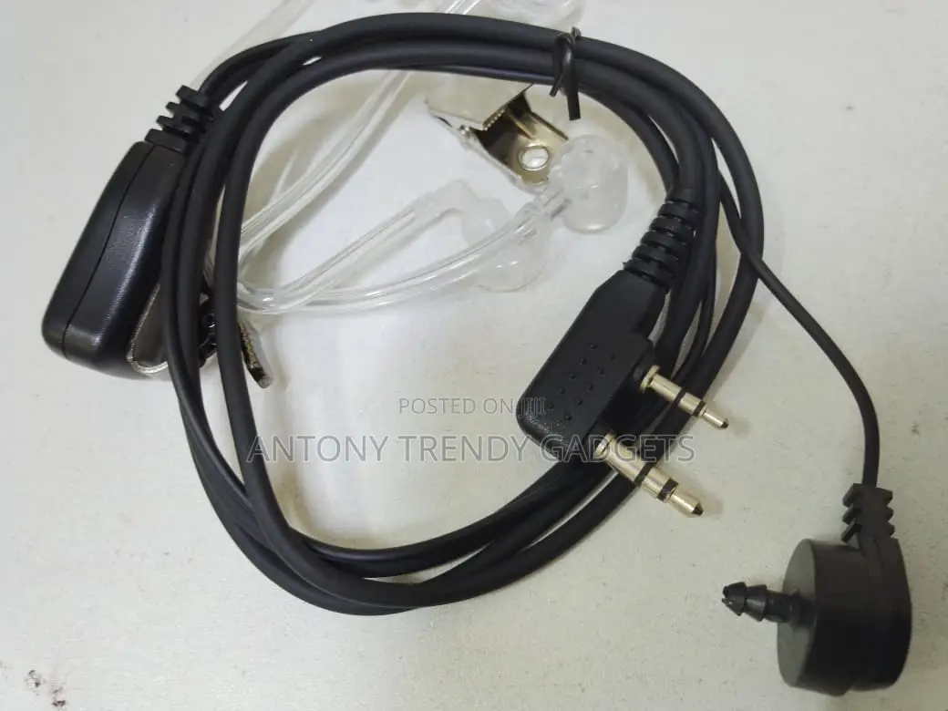 Fbi Acoustic Tube Headset With Ptt Clear Audio