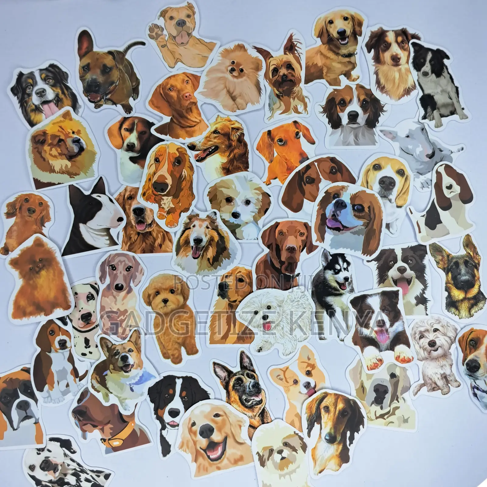 Cute Dog Theme Vinyl Decal Laptop Stickers