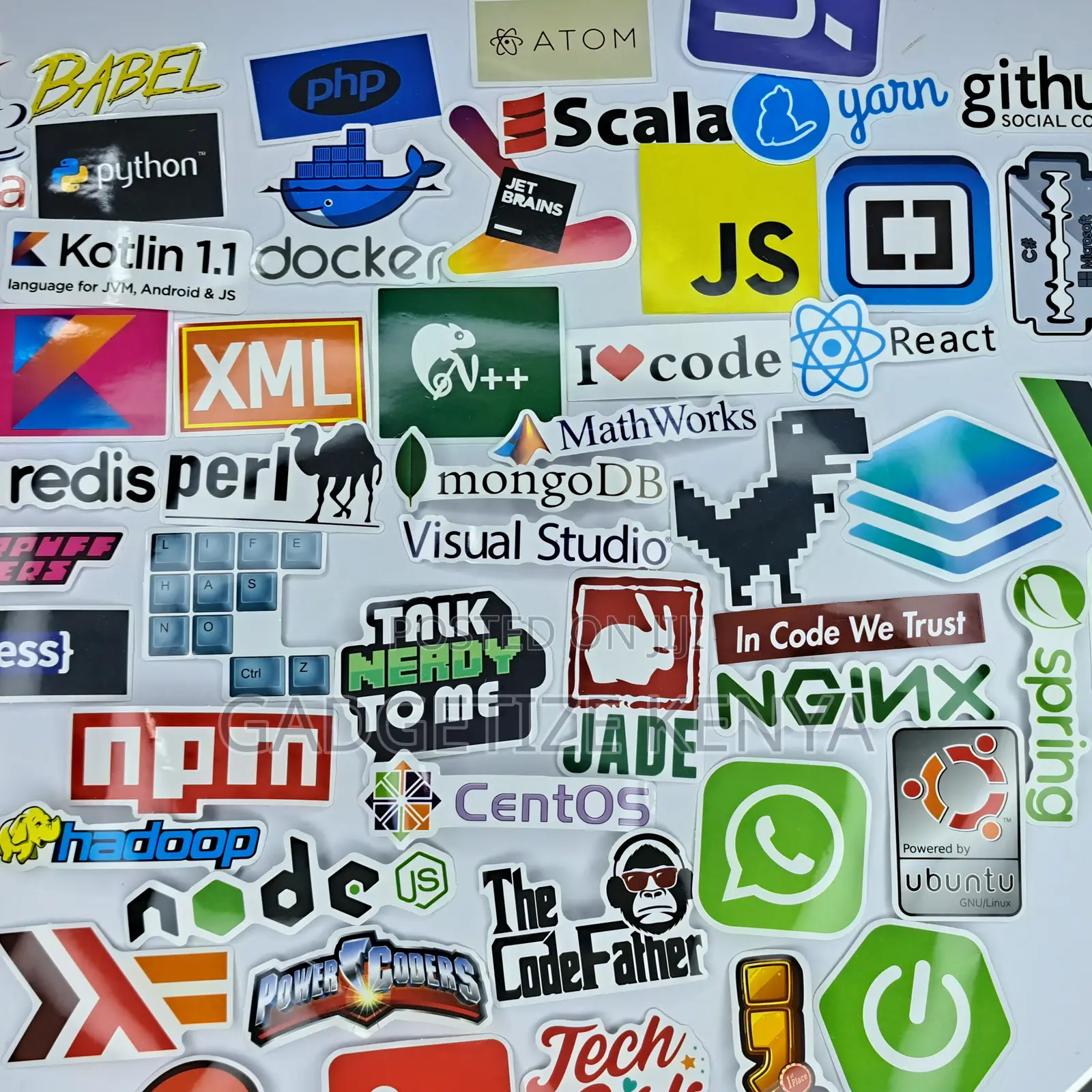 Programming Theme Vinyl Decal Stickers