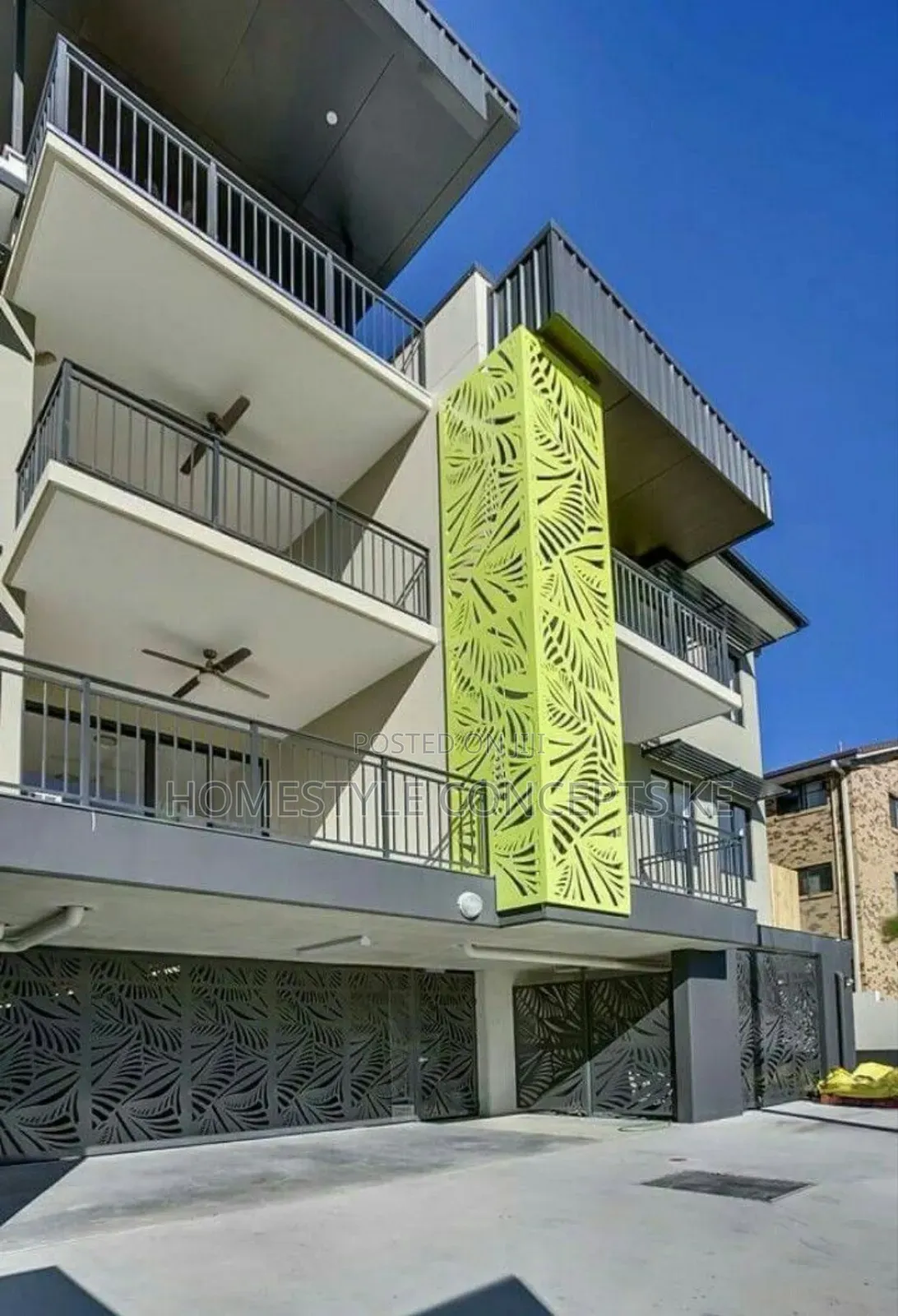 Aluco Cladding Acp Facade Laser Cut Balcony Front Details Exteriors