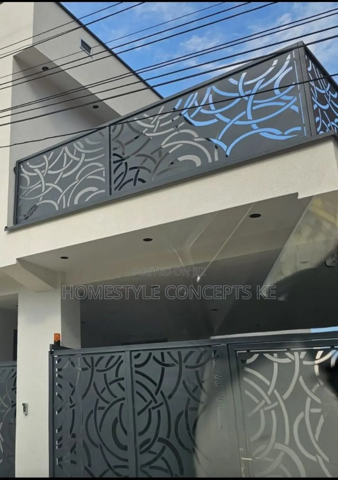 Exterior Aluco Acp Facade Cladding Laser Cut Balcony Rails Design