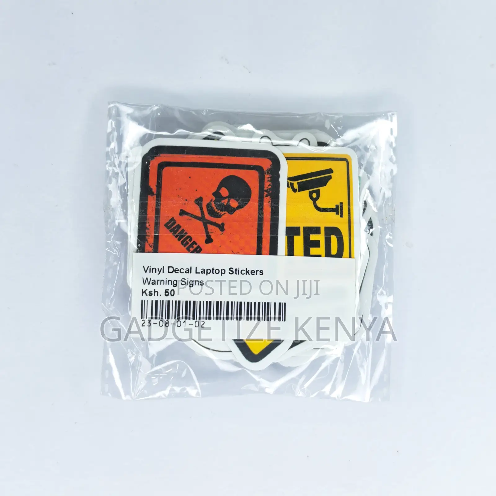 Warning Signs Theme Vinyl Decal Stickers