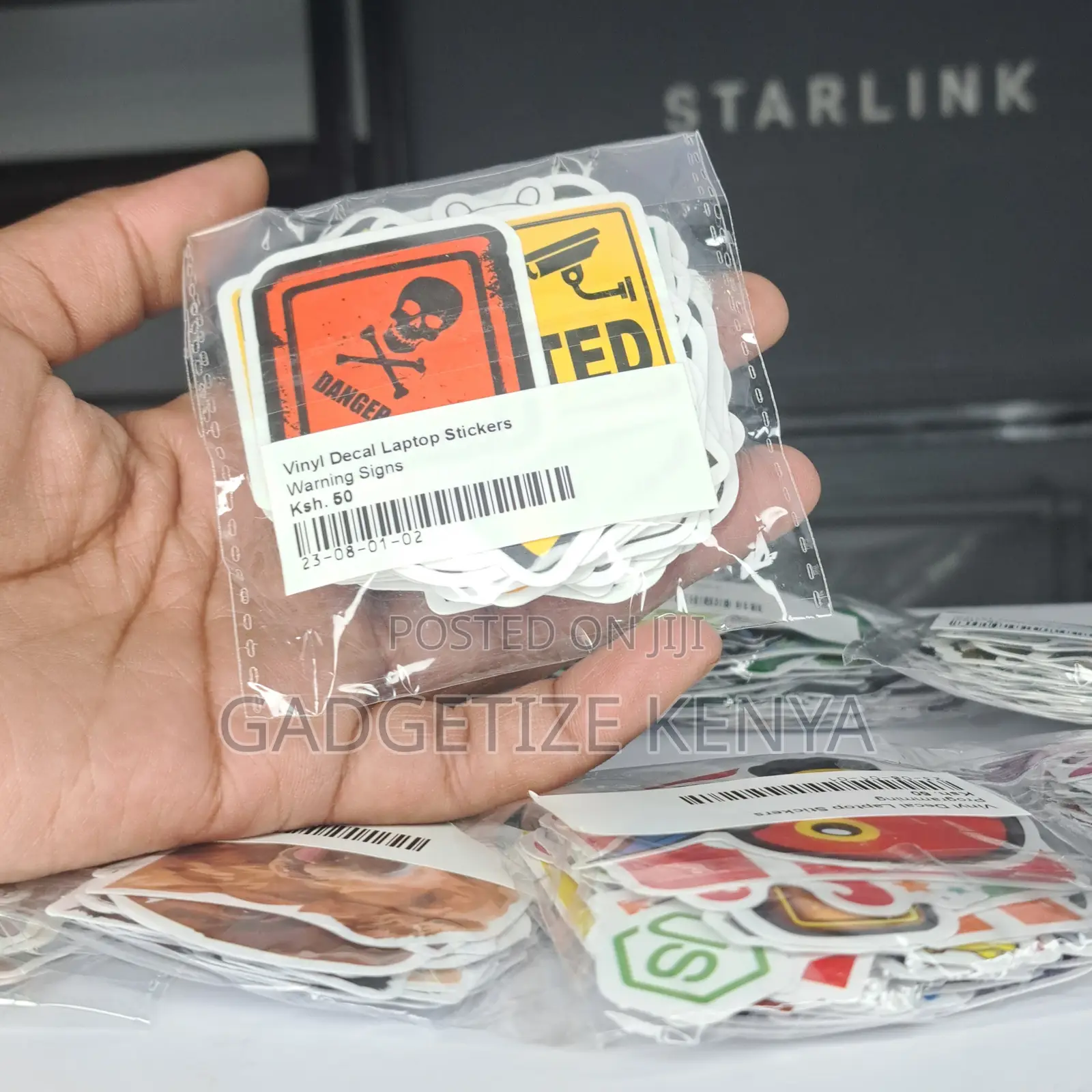 Warning Signs Theme Vinyl Decal Stickers