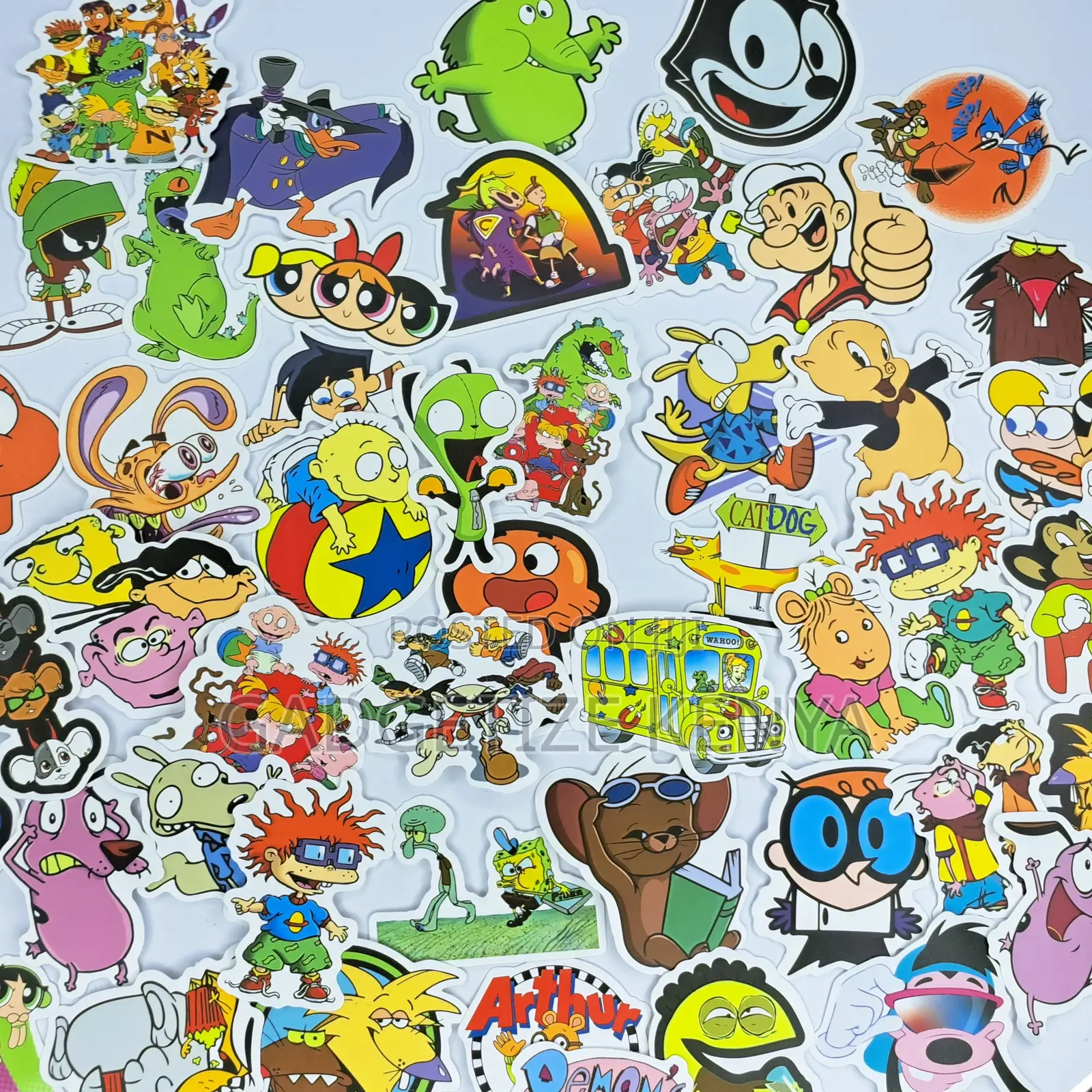 Classic Cartoons Theme Vinyl Decal Stickers