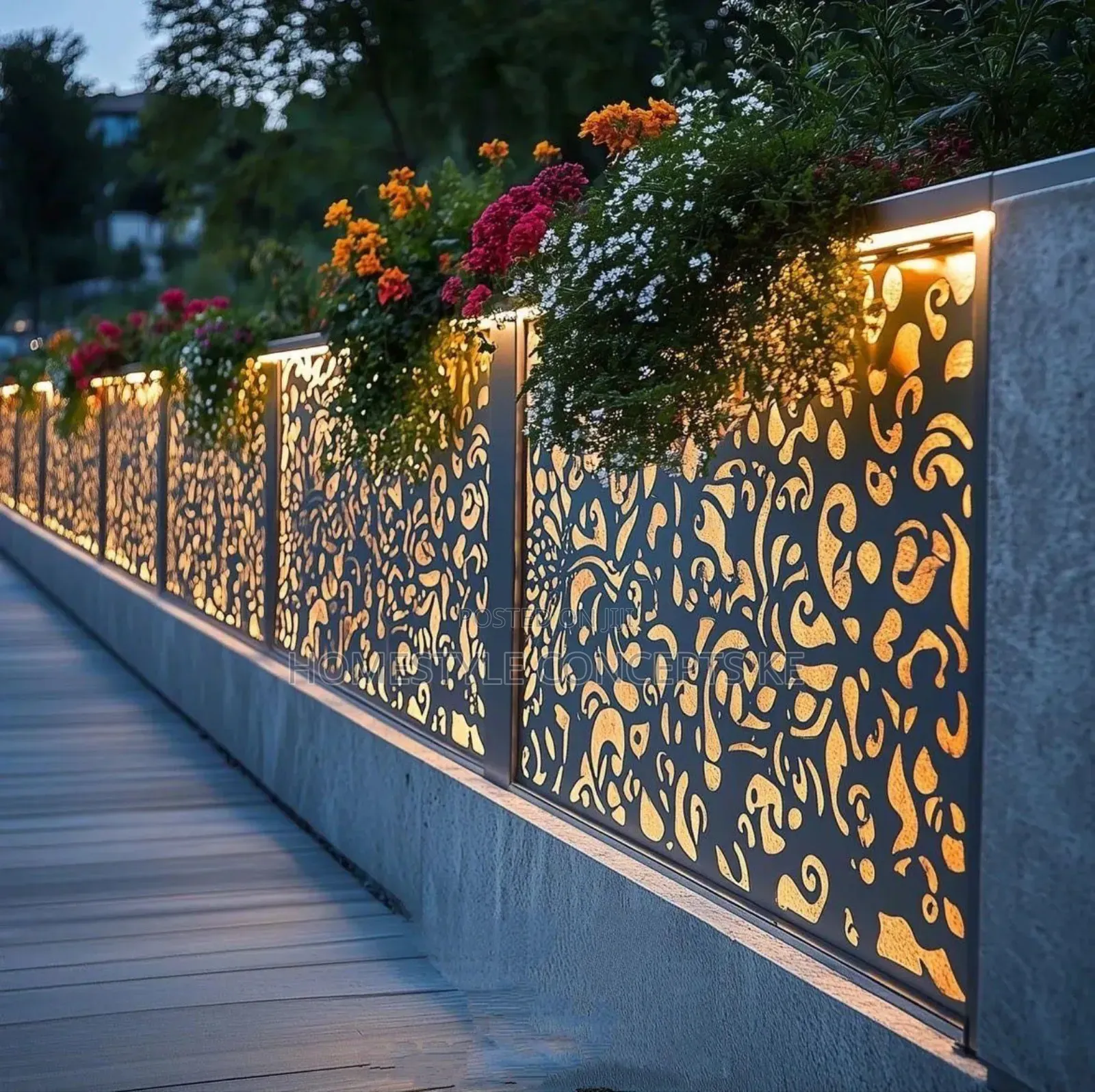 Aluco Cladding Facade Exterior Walls/Laser Cut Balcony Rails Services