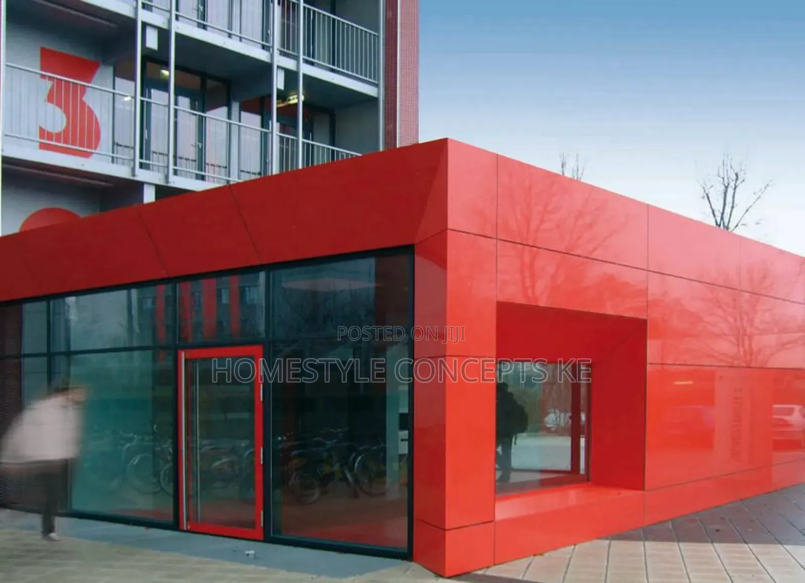 Facade Exterior Aluco Acp Cladding Laser Cut Balcony Rails Profiles