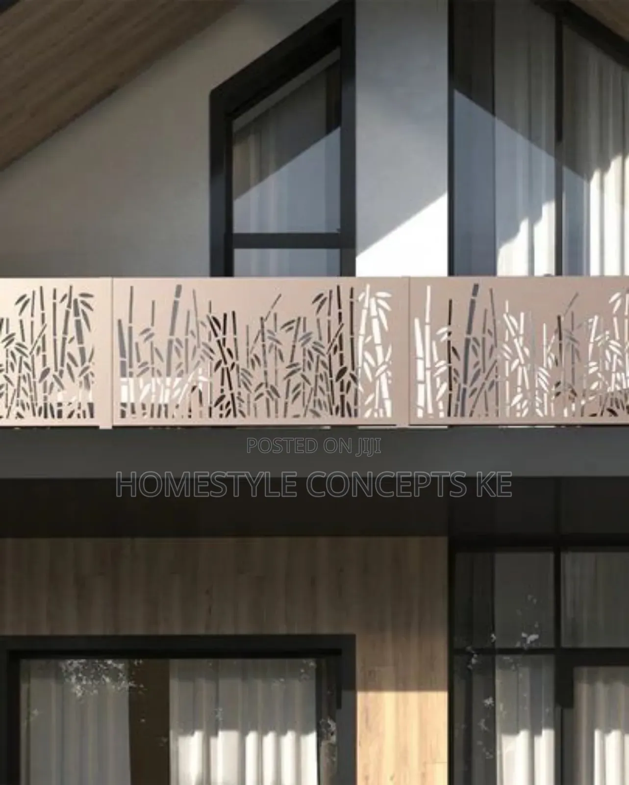 Facade Exterior Aluco Acp Cladding Laser Cut Balcony Rails Profiles