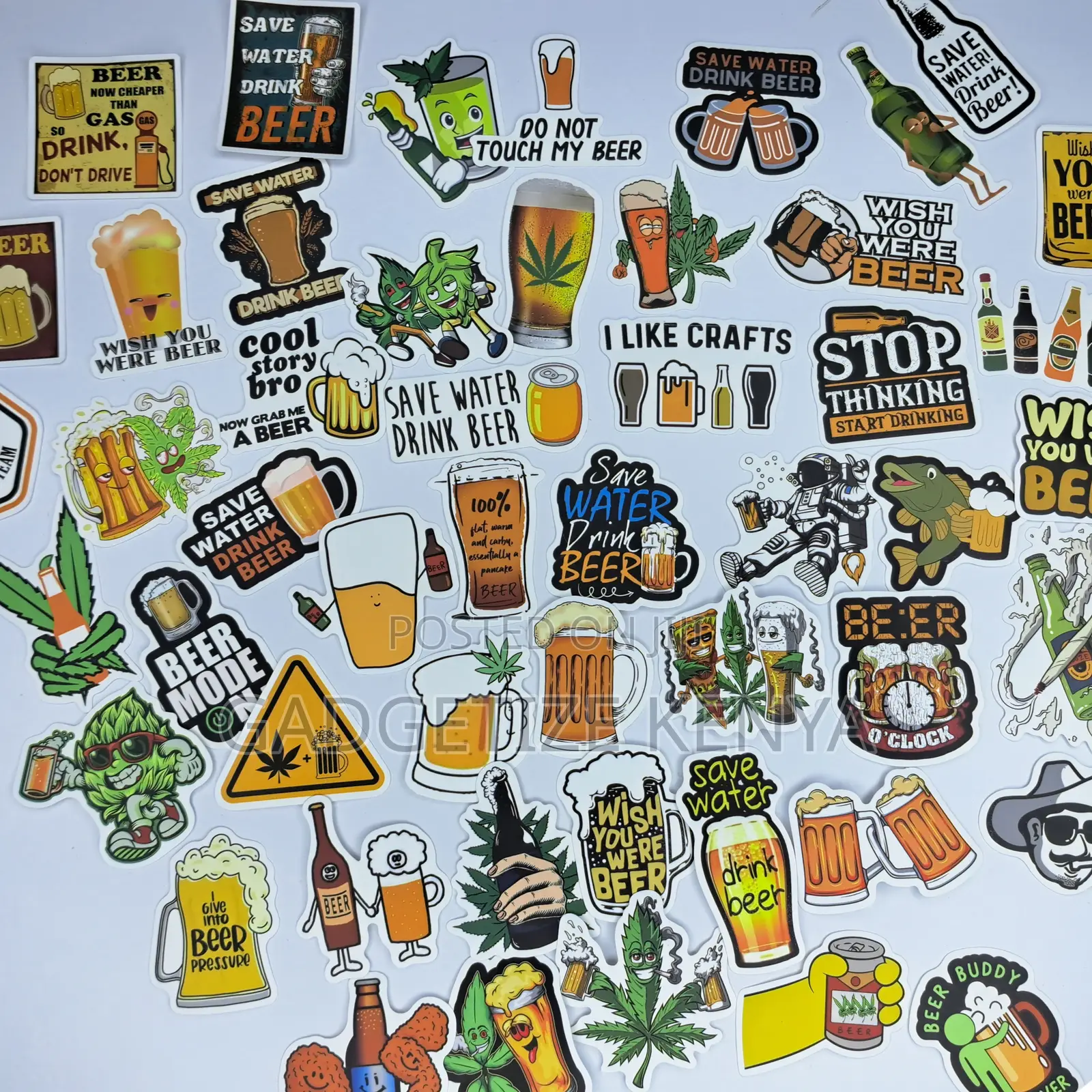 Beer Theme Vinyl Decal Laptop Stickers
