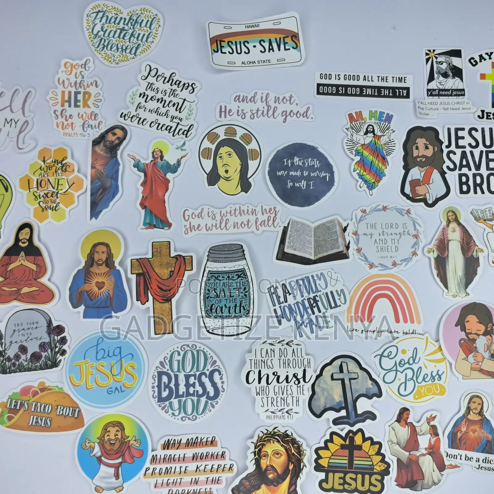Christian Theme Vinyl Decal Laptop Stickers