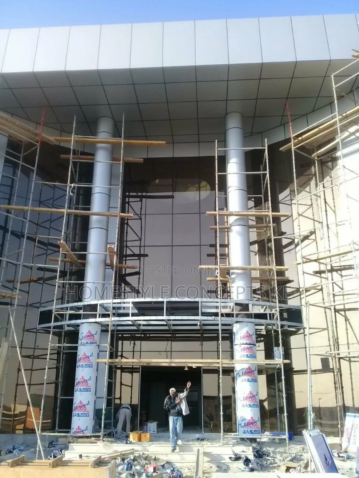 Acp Aluco Cladding Facade Exterior Walls Laser Cut Balcony Grills