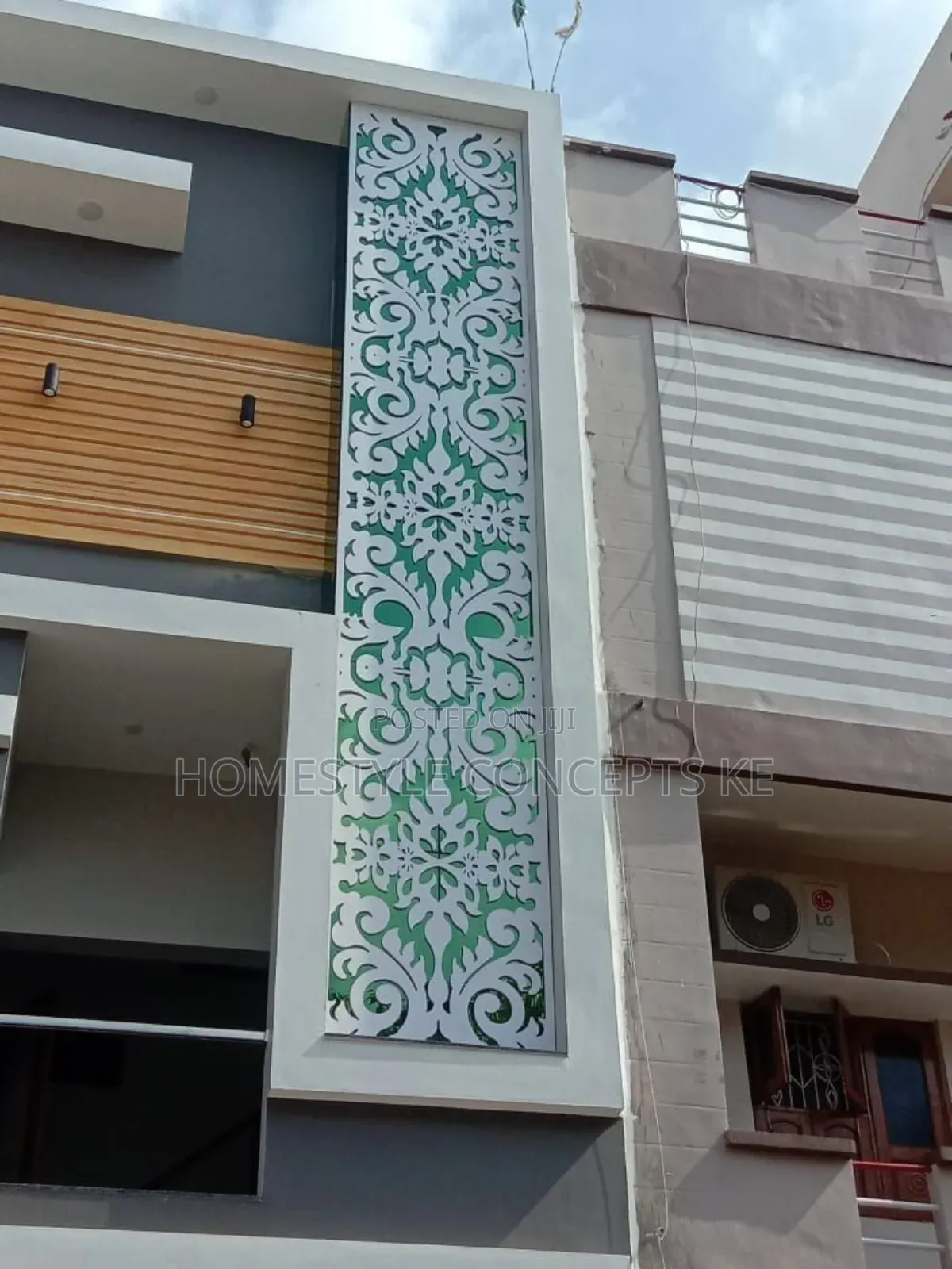 Curtain Walls Laser Cut Balcony Grill Acp Aluco Cladding Facade Finish