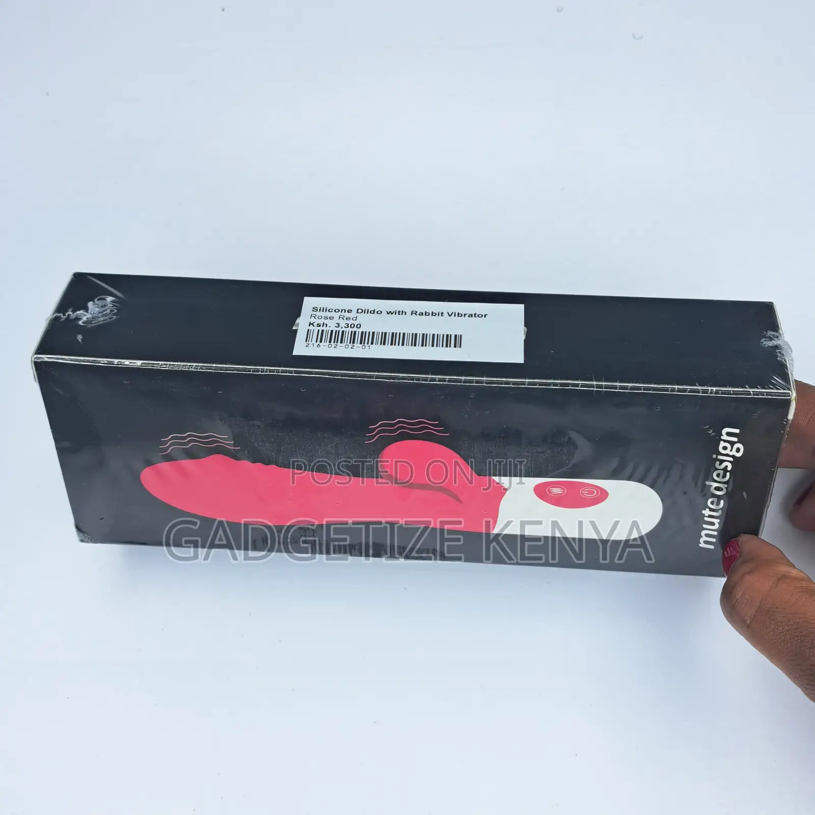 Silicone Dildo With Rabbit Vibrator