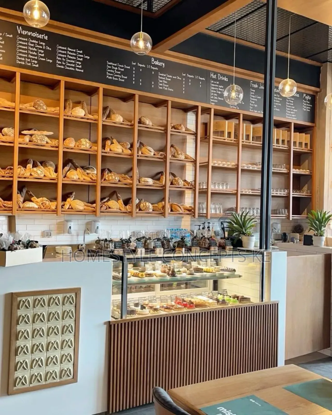 Bakery Pastry Shop Shelf Shelves Interior Design