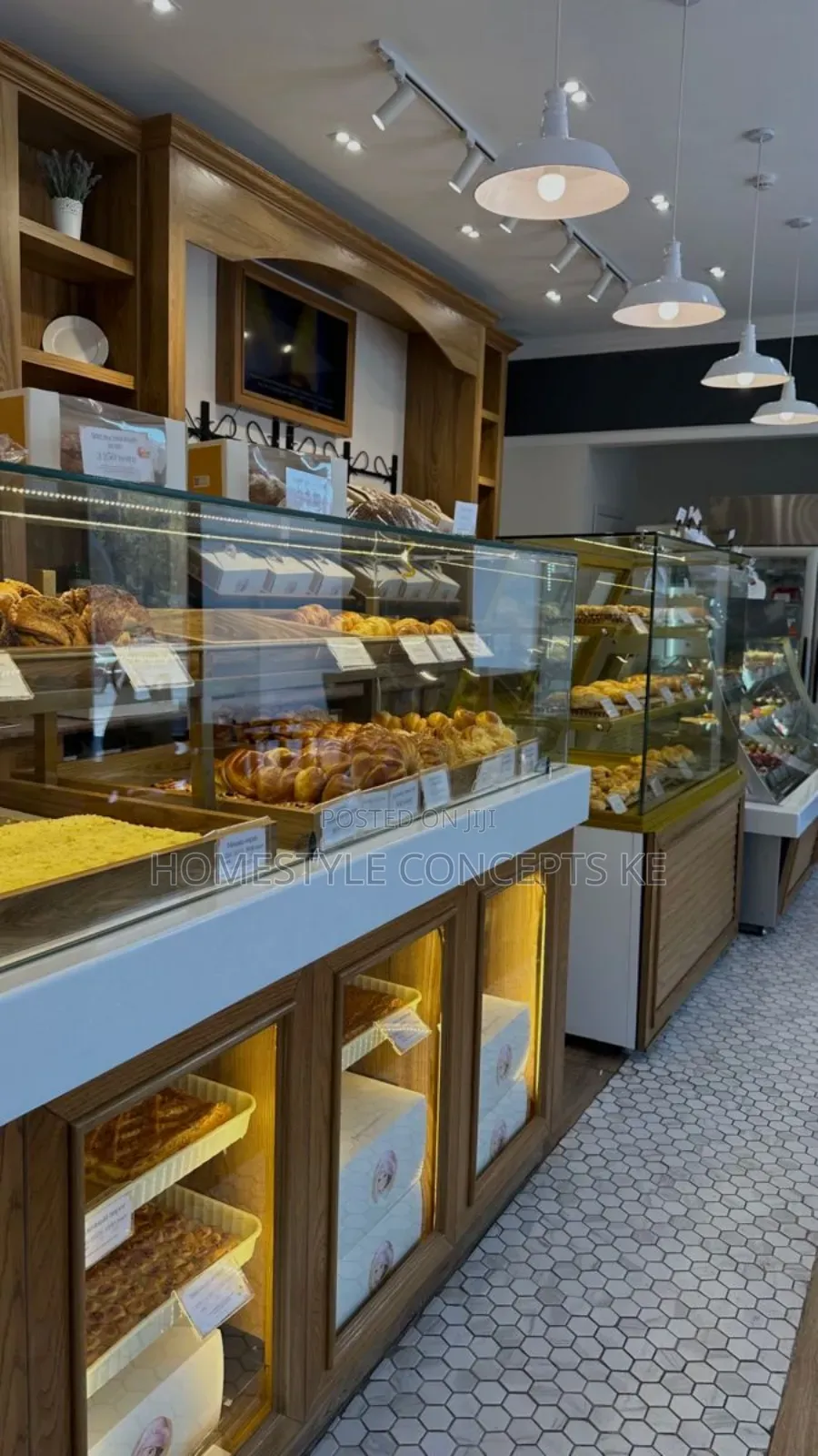Bakery Pastry Bread Cakes Shop Shelf Shelves Fittings and Design