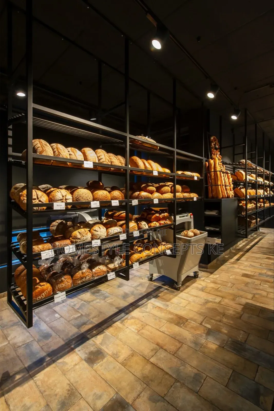 Bakery Pastry Bread Cakes Shop Shelf Shelves Fittings and Design