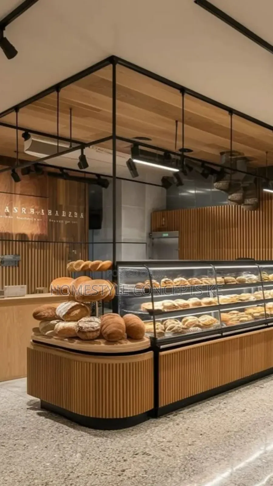 Bakery Pastry Bread Cakes Shop Shelf Shelves Fittings and Design