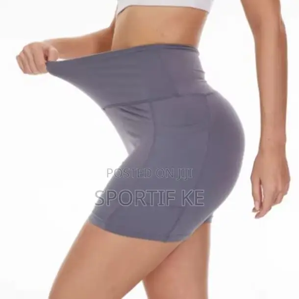 Women’S High-Waist Biker Shorts With Pockets – Yoga, Gym Cycling