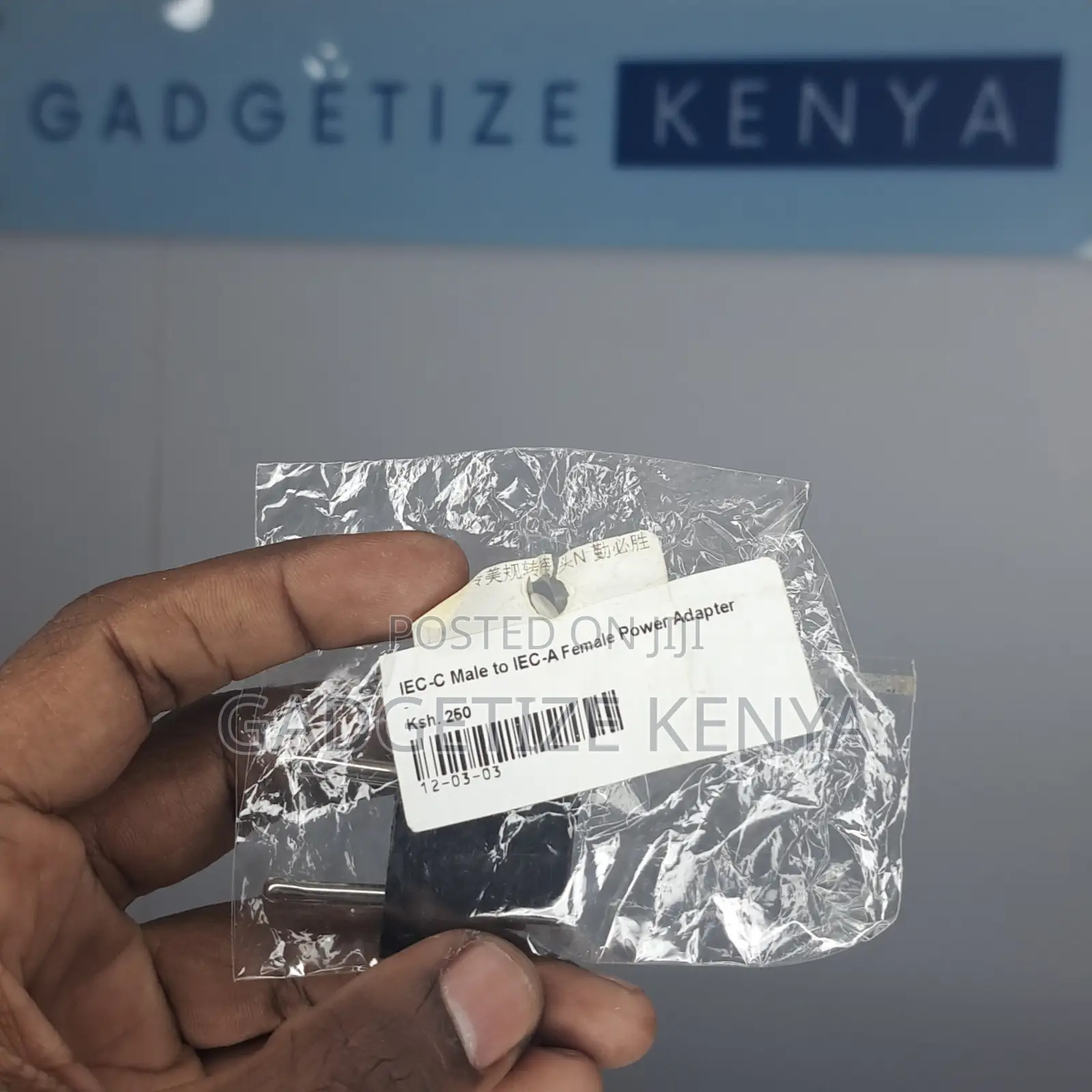 Iec-C Male to Iec-a Female Power Adapter