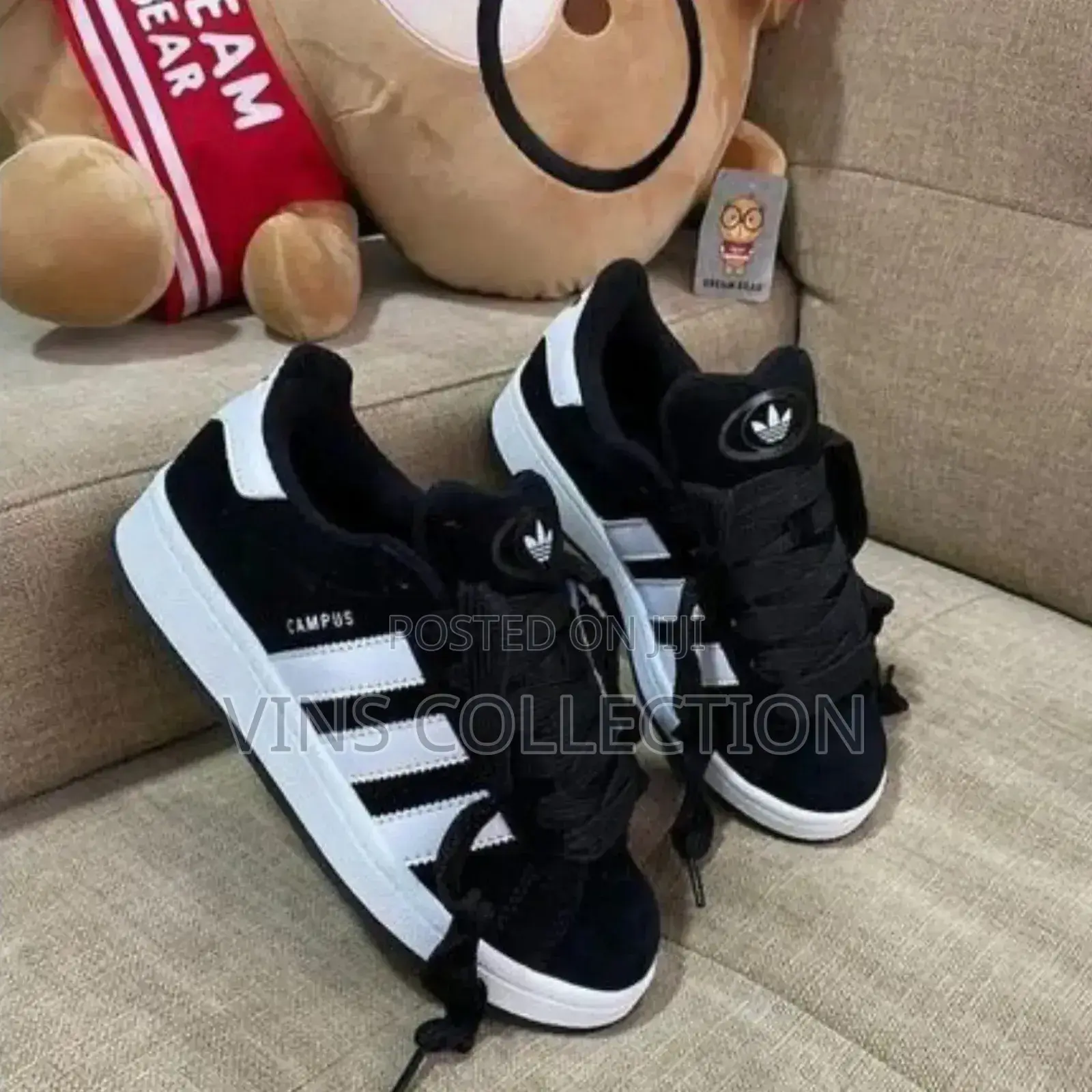 Adidas Campus Black White