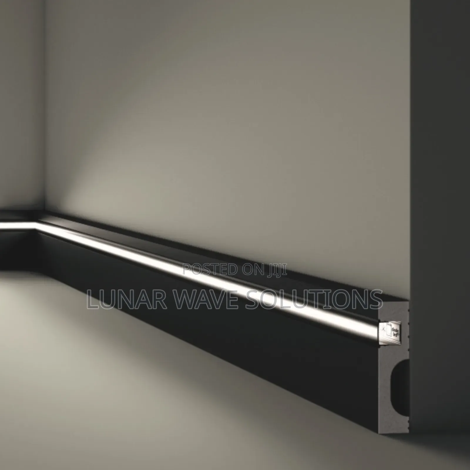 Black Wall Skirtings With Lights