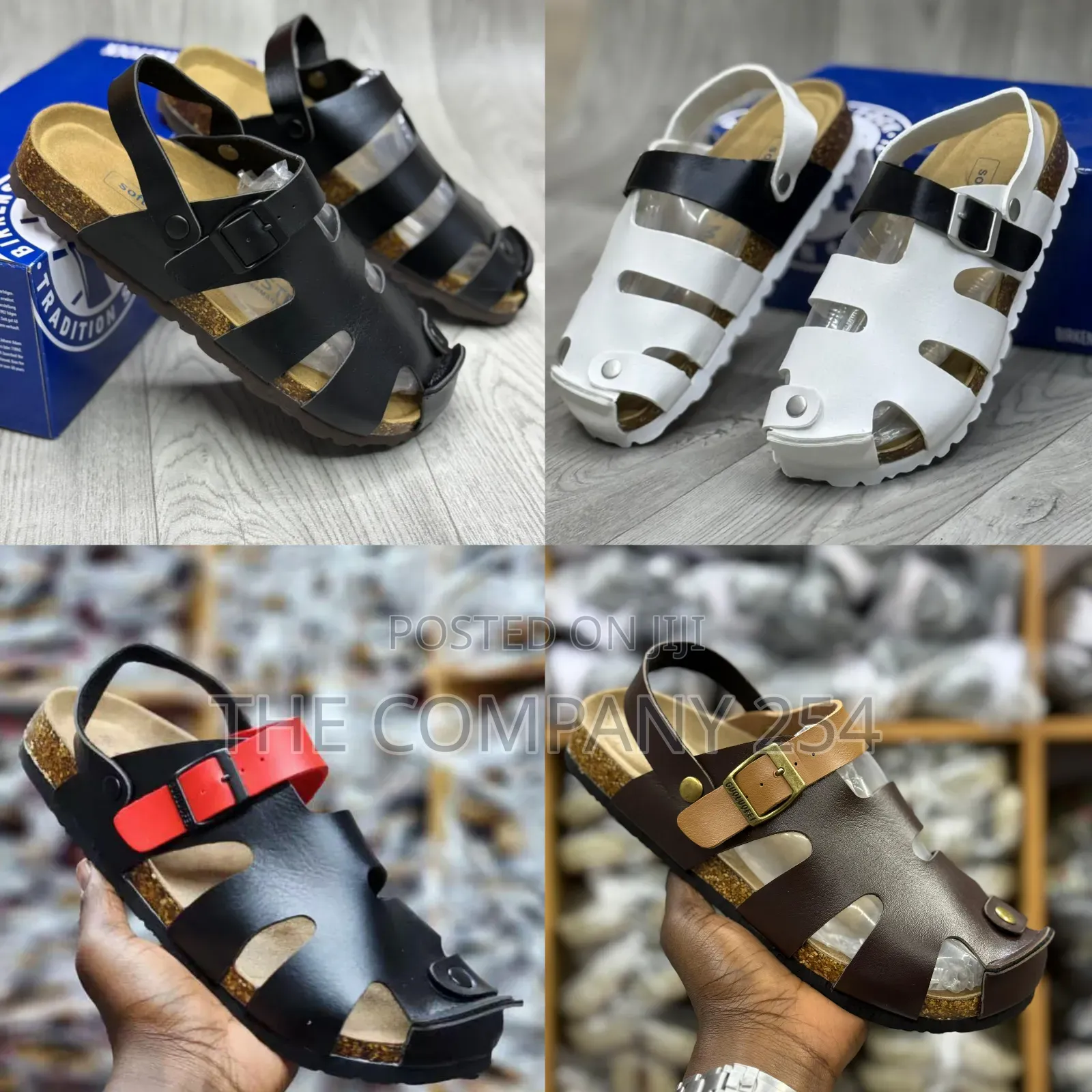 Quality Leather Unisex Casual Open Cock Jesus Sandals Shoes