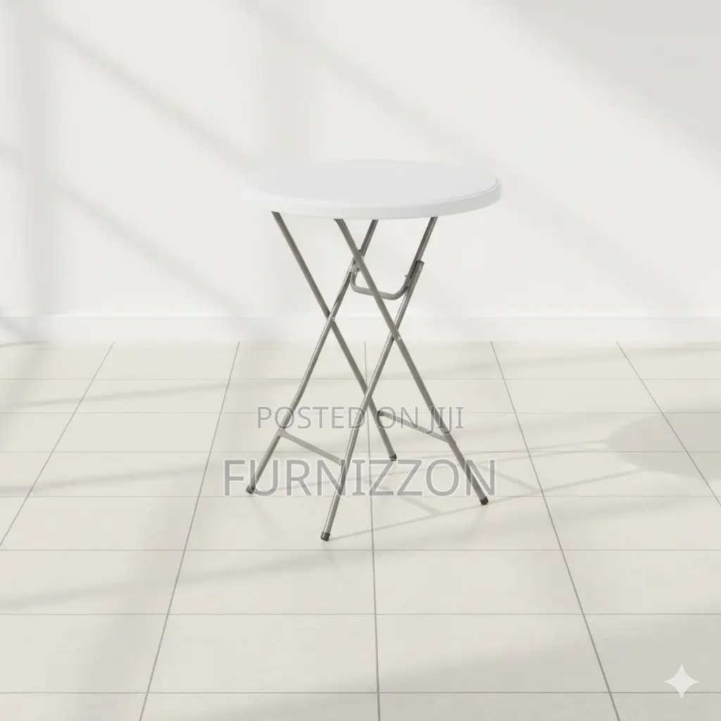 Durable Plastic Foldable High Bar Table for Indoor Outdoor Use
