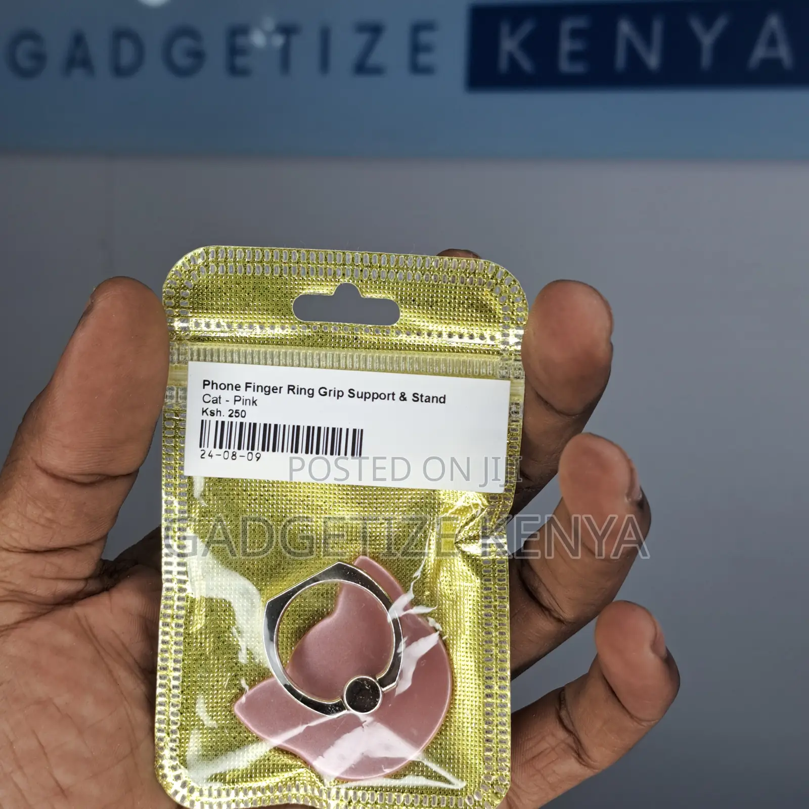 Phone Finger Grip Ring Support and Kick Stand