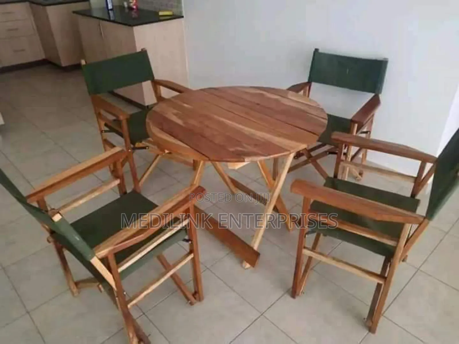 4-Seater Foldable Chairs Outdoor