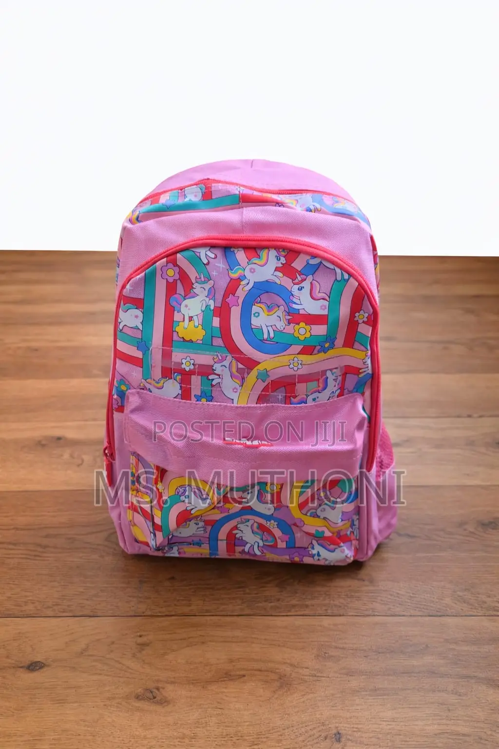 Pink Smiggle Paw Patrol Teeny Tiny Character Backpack Featuring Skye