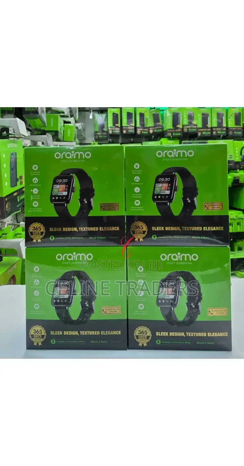 Oraimo *Watch 6* Nano Osw-807n 1.52" TFT Wireless Smart Watch