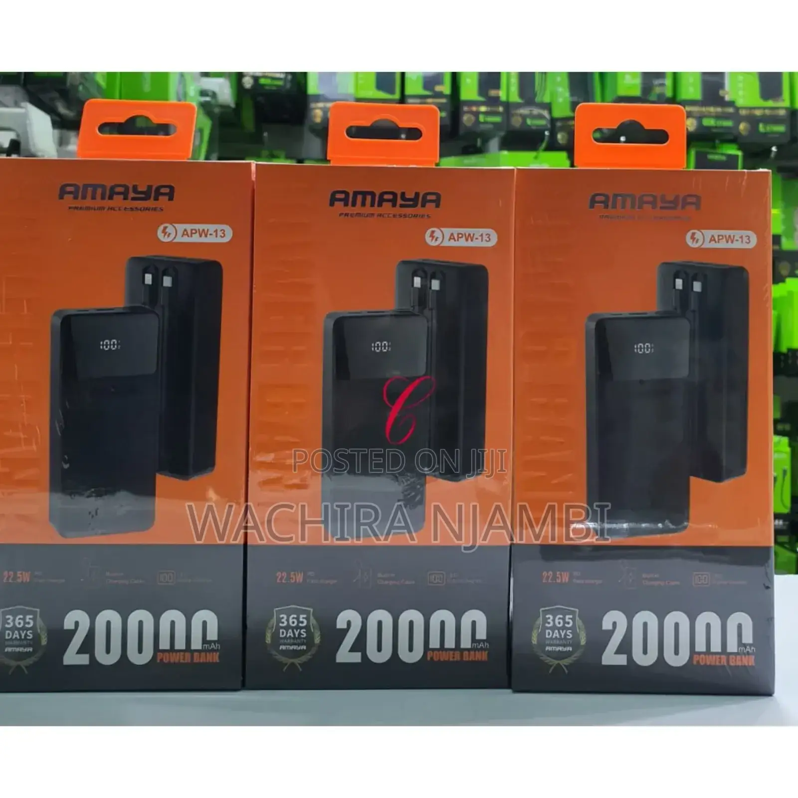 Amaya Apw-13 Power Bank 20000mah 22.5w Super Fast Charging