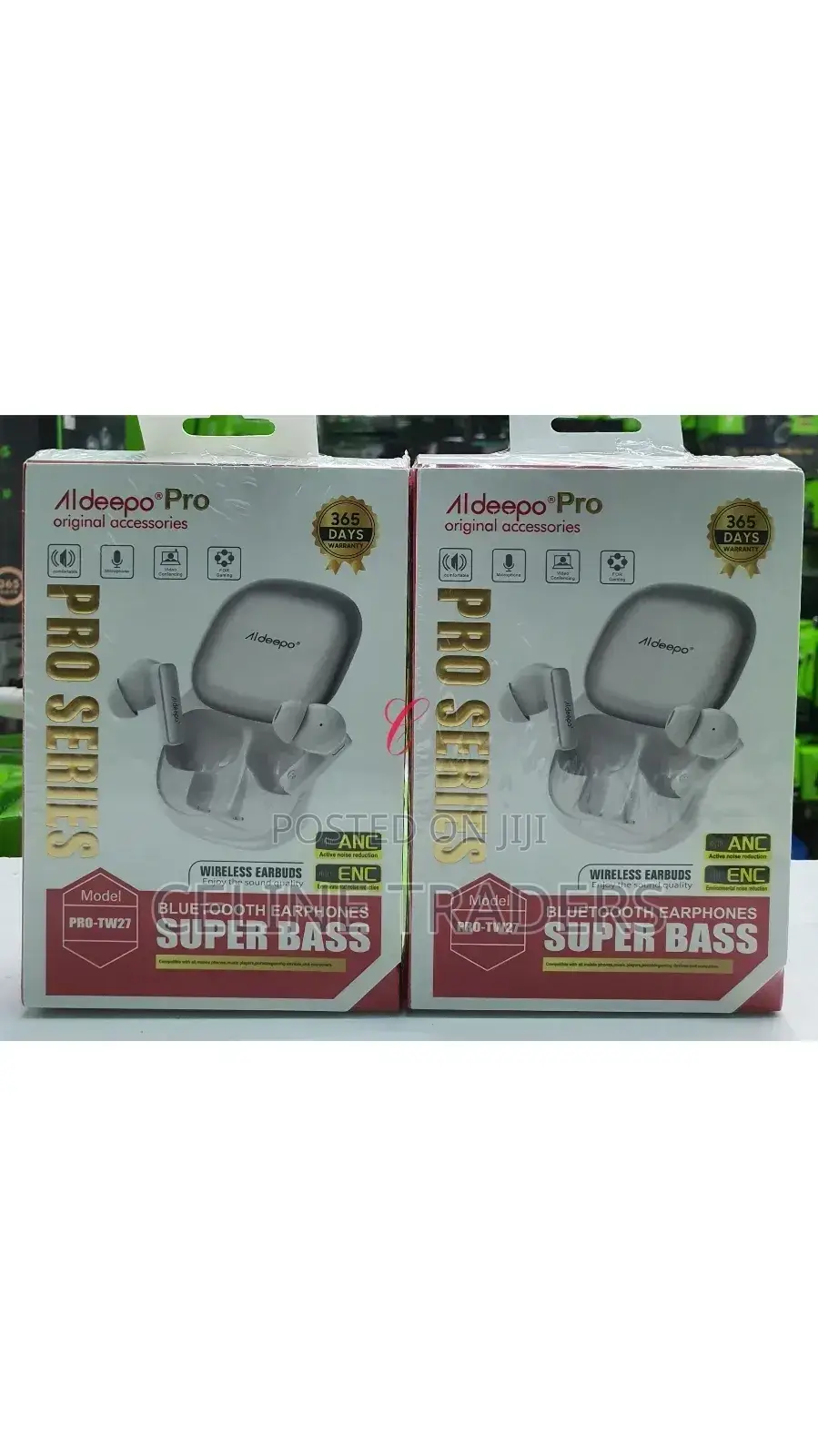 Aldeepo Pro-Tw27 Anc Super Bass TWS Bluetooth Earbuds