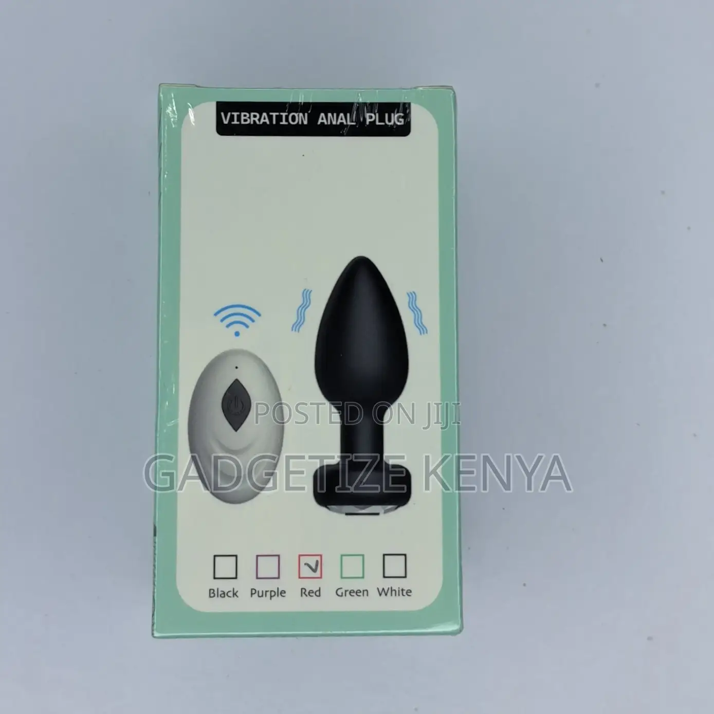 Silicone Anal Vibrator Plug With Remote Control