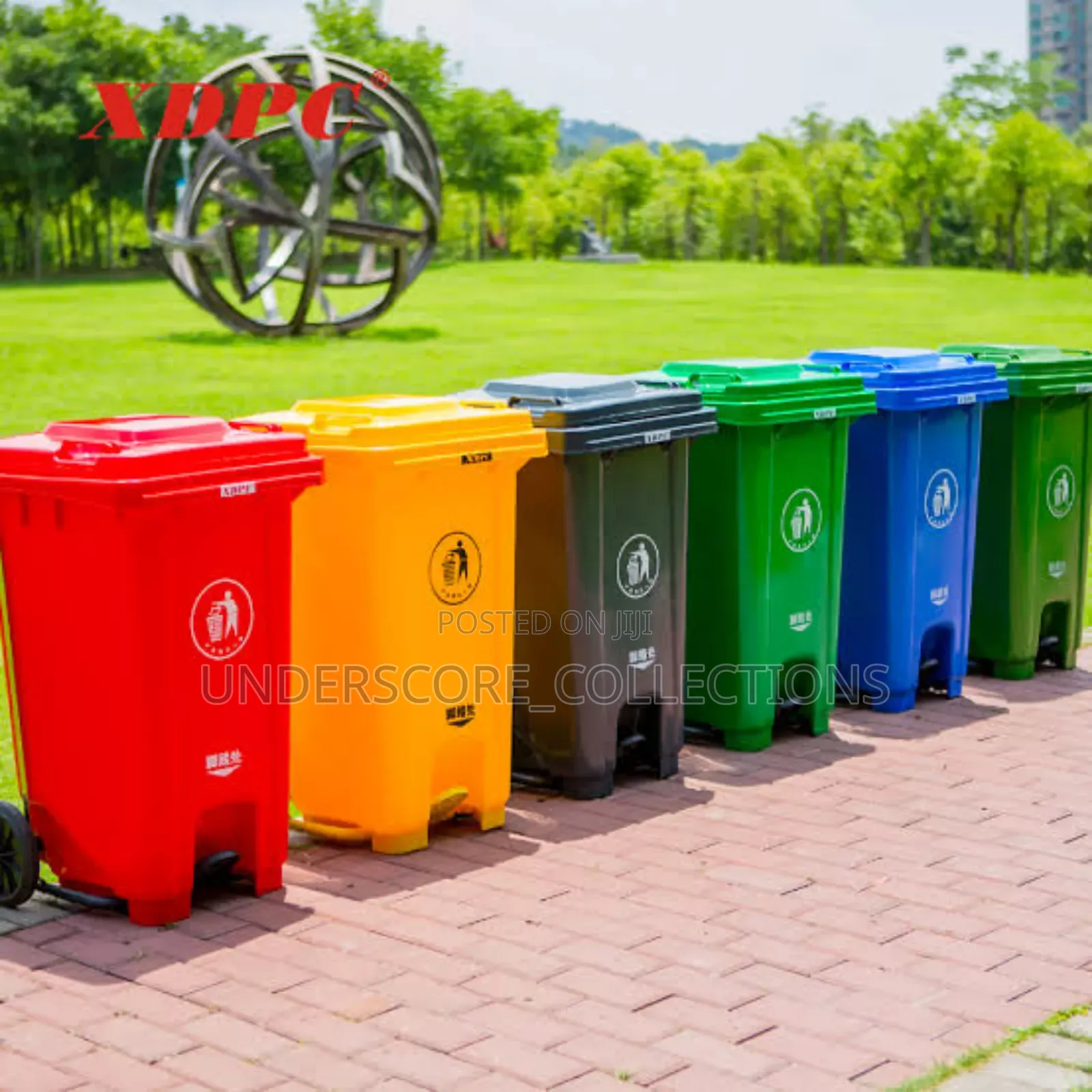*2 in 1( Pedal With Wheels) 100 Litres Dustbin