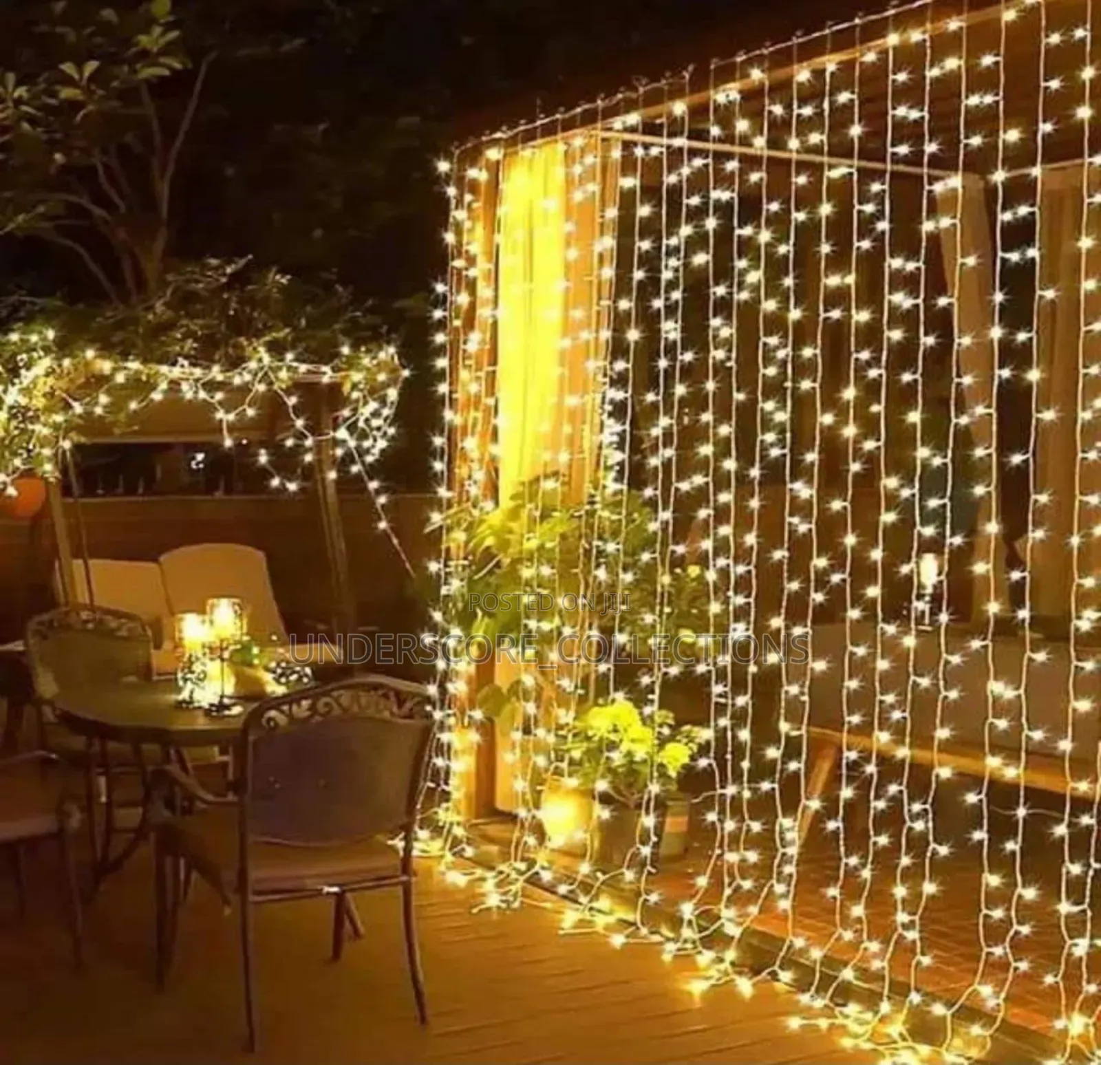  Curtain Lights 
3*3 MTRS

